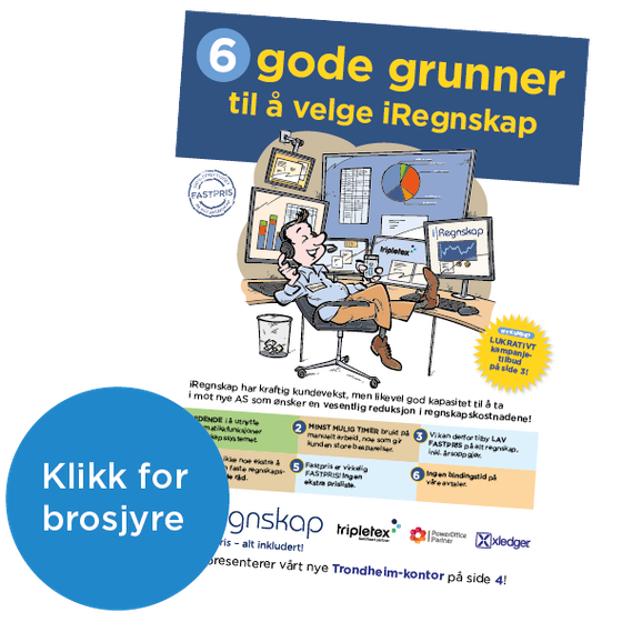 6 gode grunner til å velge iRegnskap